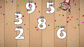 Wrong Wooden Slots with 10 Little Crying Numbers  - Preschool Activity for little kids & Toddlers