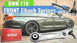 BMW F10 - Front Eibach ProKit Springs // Track Rod End // Lower Wish Bone
