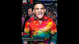 Thrill and Agony Gilbert Burns and dustin poirier moments from the stands and backstage🤝 🔥