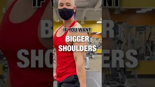 Do THESE Exercises for BIGGER Shoulders #shorts