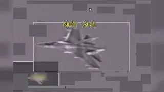 DECLASSIFIED VIDEO: Russian Su-35 UNSAFE INTERCEPT of U.S. F-16