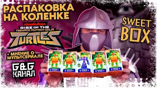 SWEET BOX ЭВОЛЮЦИЯ ЧЕРЕПАШЕК НИНДЗЯ 2021 (RISE OF TMNT 2021) - РАСПАКОВКА НА КОЛЕНКЕ