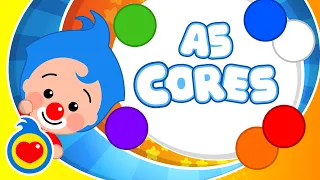 Aprendemos as Cores (com Personagens) | Vídeos Educativos para Crianças | Um Herói do Coração