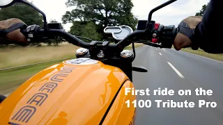 Fresh delivery from Ducati UK - The 1100 Tribute Pro - First ride