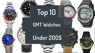Top 10 GMT watches under 200$