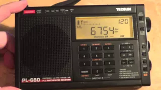 Trenton Military 6754 Khz USB on Tecsun PL 680