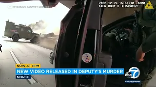 New bodycam video shows gunfight with man who killed Riverside deputy