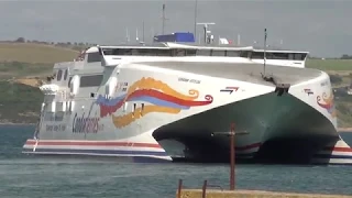 Condor Ferry Leaving Weymouth Harbour 2013