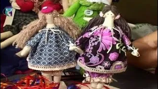 We sew textile doll style Tilda
