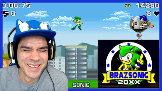 This Sonic Fan Game Had Me Laughing My Butt Off! [BrazSonic 20XX] [SAGE 2020]