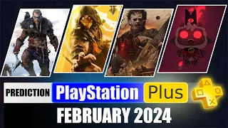 PS PLUS FEBRUARY 2024 Prediction of FREE GAMES for PS4 / PS5 in PS+ Games of the month PS4 and PS5