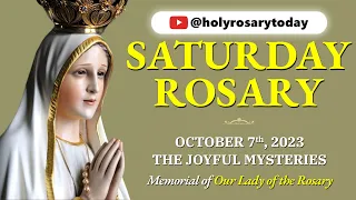 SATURDAY HOLY ROSARY 💛 OCTOBER 7, 2023 💛 JOYFUL MYSTERIES OF THE ROSARY [VIRTUAL] #holyrosarytoday