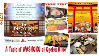 Ogetsu Hime SM Megamall A taste of WASHOKU | FOOD TRIP