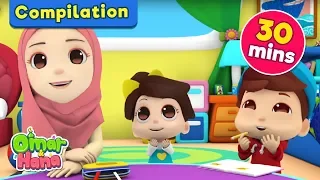 Compilation 30 MINUTES Alif Ba Ta | Nasheed for Kids | Omar & Hana