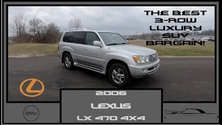 2006 Lexus LX470 4X4|J100 Series Toyota Land Cruiser|Walk Around Video|In Depth Review