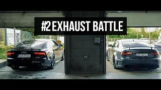 Exhaust Battle #2 | Audi RS7 vs Audi SR66 Supercharged V8