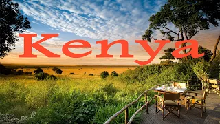 FLYING OVER KENYA ||  Relaxing Music With Stunning Beautiful Nature | HD video