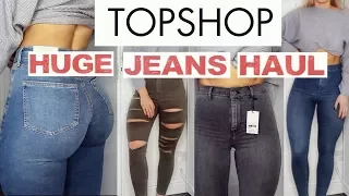 THE MOST FLATTERING TOPSHOP JEANS | HUGE TRY ON HAUL