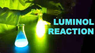 Watch a light-producing chemical reaction!