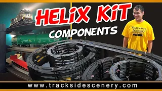 Build a helix with Helix Kit Components from Trackside Scenery