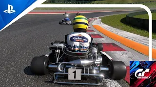 Gran Turismo 7 | Daily Race A | Autodrome Lago Maggiore - East End | Racing Kart 125 Shifter