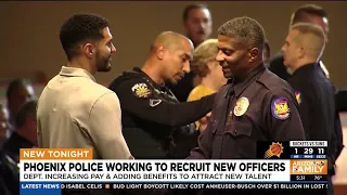 Phoenix Police seeing a rise in new recruits