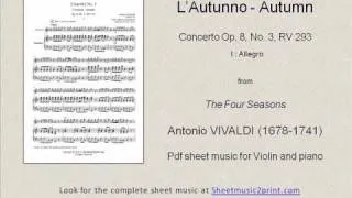 Vivaldi : Four Seasons - Autumn 1/3