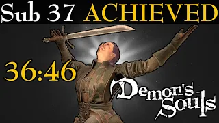 WORLD's FIRST Demon's Souls run under 37 minutes! (Current Patch)