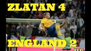 Sweden vs England 4 2 ! Zlatan Destroyed England 14 11 2012 Goals and Highlights HD [ENG]