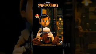 Disney Pinóquio o filme antes e depois tiktok