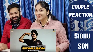 Sidhu Son (Official Audio) Sidhu Moose Wala | The Kidd | Moosetape | Couple Reaction Video