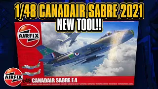Airfix Canadair Sabre F.4 1/48 Scale 2021 New Tool !! Unboxing and Review