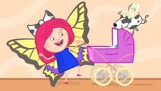 Смарта и чудо сумка - Шоу бабочек - Мультики для детей.