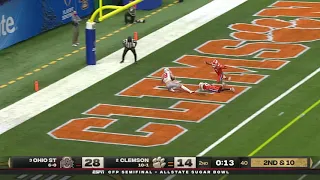 Ruckert Goes UP For Another Touchdown Clemson Vs Ohio State Sugar Bowl Highlights 2020