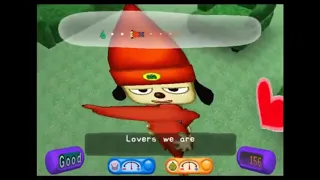 PaRappa The Rapper Hugging P.J. Berri!