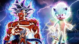 Goku MUI Manga V2 VS Sonic Chaos OP V2 All Form in Jump Force Mugen
