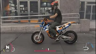 The Crew 2 KTM 450 Costimization wheelies Cruise !!