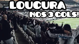 A FIEL foi a LOUCURA! REAÇÃO nos 3 gols do CORINTHIANS contra o Cuiabá direto da ARQUIBANCADA