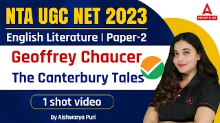 UGC NET JUNE 2023 I Paper-2 I Geoffrey Chaucer The Canterbury Tales 1 shot video