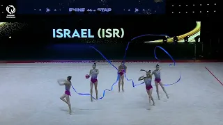 Israel - 2023 Rhythmic European silver medallists, 3 ribbons and 2 balls