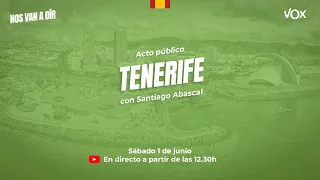 🔴DIRECTO: Acto de campaña en Tenerife