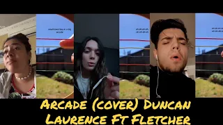 Arcade (cover) Duncan Laurence Ft Fletcher - Tik Tok Compilation