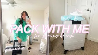 PACK & PREP w/me for FLORIDA | last minute, outfit ideas + packing tips