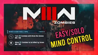 Mind Control (Act 2 Tier 5) | MW3 Zombies GUIDE | Quick/Solo | MWZ Mission Tutorial