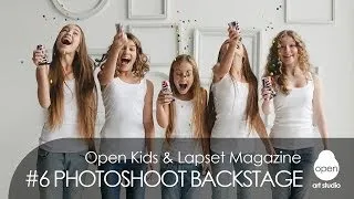 Open Kids - Lapset Magazine #6 Photoshoot Backstage | Music: Katy Perry - Walking On Air
