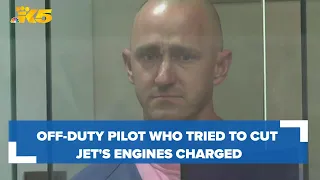 Off-duty pilot said he took mushrooms 48 hours before trying to cut jet's engines