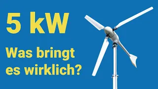 Kleinwindanlage mit 5 kW: Ertrag, Hersteller & Kosten