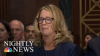 Christine Blasey Ford And Brett Kavanaugh Testify In Front Of Senate Committee | NBC Nightly News