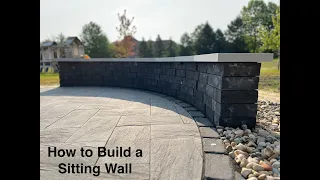 How To Build a Sitting Wall