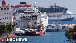 Ship carrying aid for Gaza is stuck in Cyprus